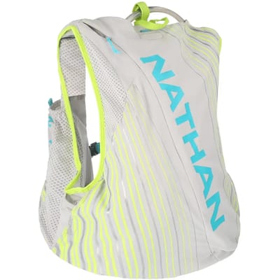 Nathan Pinnacle Series Vapor - 12L Hardlooprugzak Dames - Grijs / Lichtblauw | Maat: XL