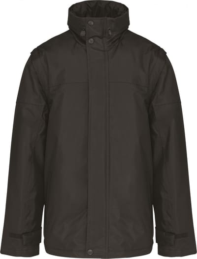 Kariban Jack met afneembare mouwen heren K693 - Dark Grey - 3XL