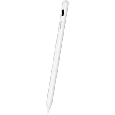 Hama Touchpen Herlaadbaar, Met precieze schrijfpunt, Palm-Blocking-technologie Wit