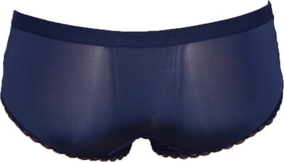 J&C dames microfiber hipster met kant - Zwart / S