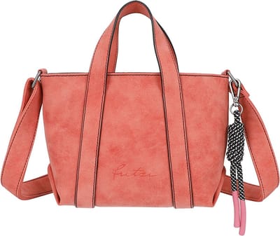 Fritzi aus Preußen Schoudertas Handtas Bitzi09 Jive Crossbody Bag Warm Mandarin Koraalrood