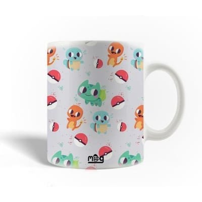 Mug en Céramique - Pokémon - Bulbasaur - 30cl - Compatible Lave-Vaisselle - Blanc