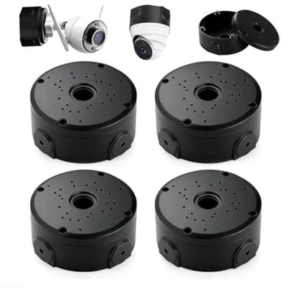 Camera Aansluitdoos - Montagebehuizing - Beveiligingscamera Installatie - IP66 Waterdicht - 25x13x12cm - Zwart