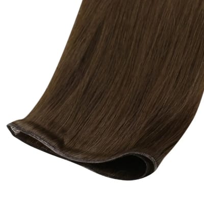 Genius Weave | Genius Weft | Kleur #2 | Human hair extensions | Flat Weave | 50 cm - 50 gram | Remy Sorted & Double Drawn | Haarstuk | Haar Extensions | Echt Haar | Weave Hairextensions Bundels | Weft Haar | Haarverlenging