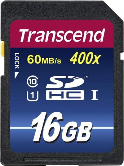 Transcend Premium 400 SDHC-kaart Industrial 16 GB Class 10, UHS-I