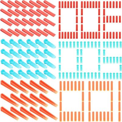 600 Stukken Tegelnivelleersysteem, Herbruikbare Plastic Wiggen voor Tegels, Nivelleren en Leggen van Tegels (30 x 7 x 0-5 mm, 30 x 8 x 0-6 mm, 58 x 9 x 0-10 mm)