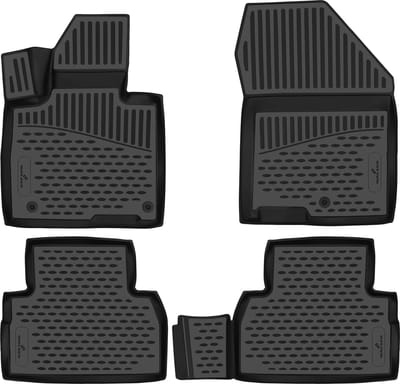 Walser Rubberen Voetmatten XTR geschikt voor Hyundai Santa Fe IV (TM - TMA) 02/2018-Vandaag