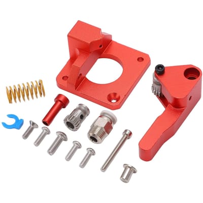 Extruder Aluminium Blok Kit Dubbele Aandrijving Extruder Aanvoer 3D Printer Accessoires voor CR 10S PRO red