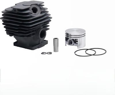 Kettingzaag Cilinder - Motor Onderdeel - Tuinonderhoud - Hoge Prestaties - 46 mm Diameter - Zwart
