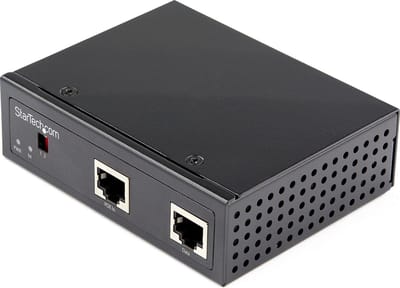 StarTech.com Industrial Gigabit PoE Splitter - 90W High Speed Power over Ethernet PoE+++ Splitter Voeding - 90 Watt - ATX - 80 Plus