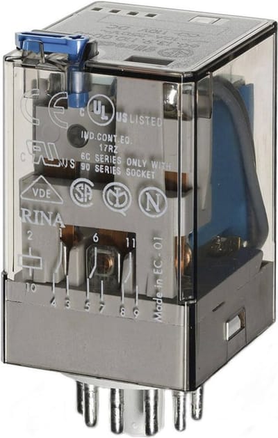 Finder 60.13.9.048.0040 Steekrelais 48 V/DC 10 A 3x wisselcontact 1 stuk(s)