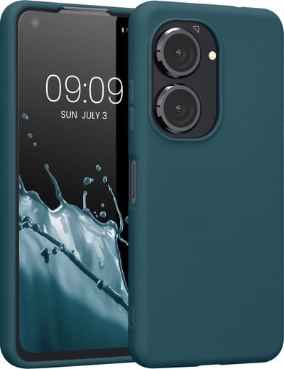 kwmobile telefoonhoesje geschikt voor ASUS Zenfone 10 / Zenfone 9 - Hoesje voor smartphone - Back cover in petrol