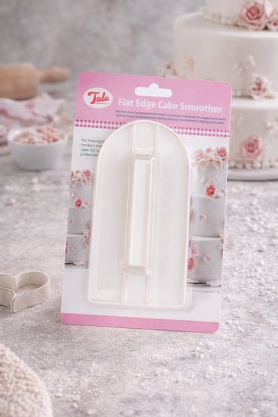 Cake Smoother, Vlak, Wit - Tala