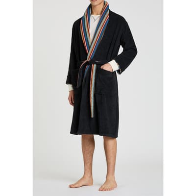 Paul Smith Robe Artist Trim Black Maat: S | Nachtmode Outlet | Heren | Zwart