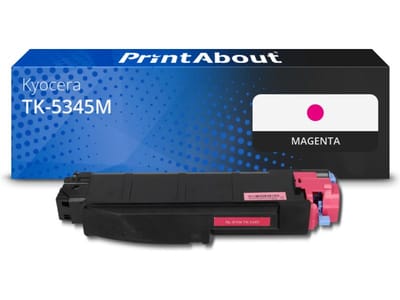 PrintAbout huismerk Toner TK-5345M Magenta Geschikt voor Kyocera