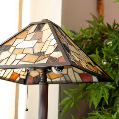 Tiffany Vloerlamp Fallingwater - Art Deco Trade