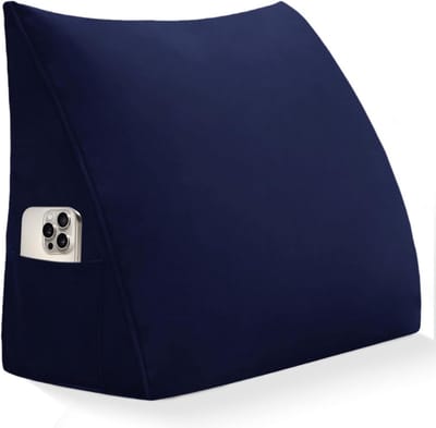 Ergonomisch Driehoekig Wigkussen voor Rug Ondersteuning in Bed en op de Bank