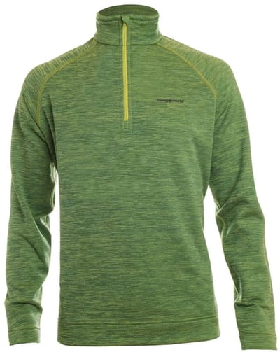 Trangoworld Qoruq 45 Fleece Met Halve Rits Groen XL Man