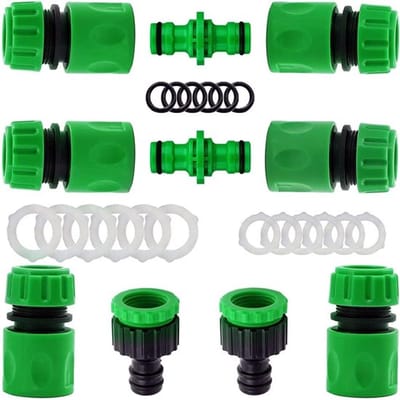 Allecto - Slangkoppeling Set - Tuinslangaccessoires - Duurzaam en