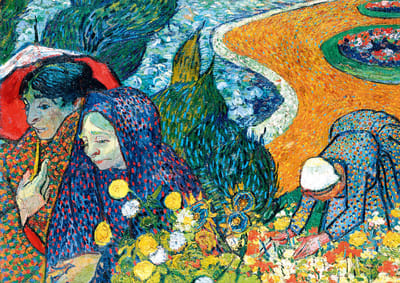Bluebird Puzzle Vincent Van Gogh puzzel Memory of the Garden at Etten 1000 stukjes.