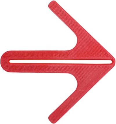 Houtbewerking Center Finder - Positioneringshulp - Nauwkeurig Centrumpunten - Ingebouwde Geleider - 122 cm - Grijs