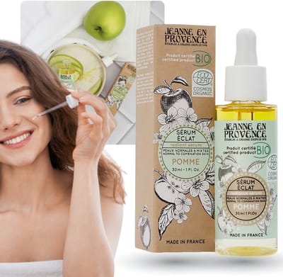 Jeanne en Provence - Appel Verhelderend Gezichtsserum BIO 30 ml.