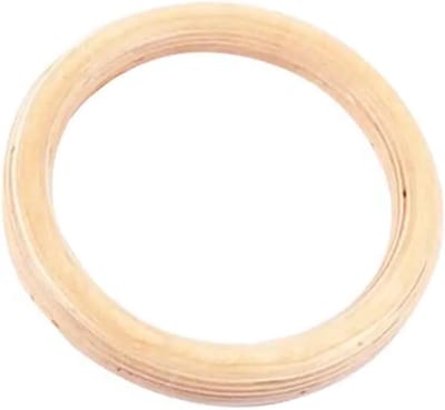 Gymnastiekringen - Fitnessringen Hout - Kracht Training - Natuurlijk Berk Materiaal - 28/32 mm - Natuurlijk