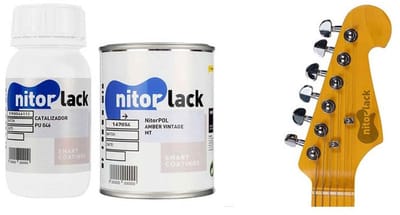 NitorLACK N167054108 NitorPOL Polyurethaanlak Amber Vintage Mat – 500 ml + 250 ml Verharder