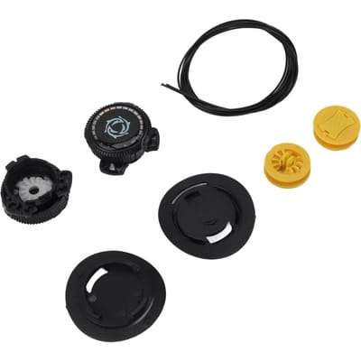 4 Sets Roterende Gesp Schoenveters Staaldraad Elastisch Zonder Strikken Schoenveters Zwart S Maat black