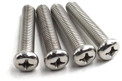 Kruisschroeven M4x20 van 304 roestvrij staal voor machinebouw - Verpakking van 100 stuks, duurzaam en corrosiebestendig