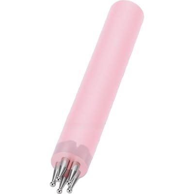5-Bladige Bloem Nail Dotting Pen 1,8 mm Fijne Punt Roestvrij Staal One Stroke Bloem Ontwerp Tool voor Schilderen Stempelen white