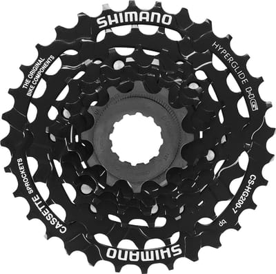 Shimano CS-HG200-7 Fietscassette – 7-speed – 12-32T – Hyperglide – Zwart