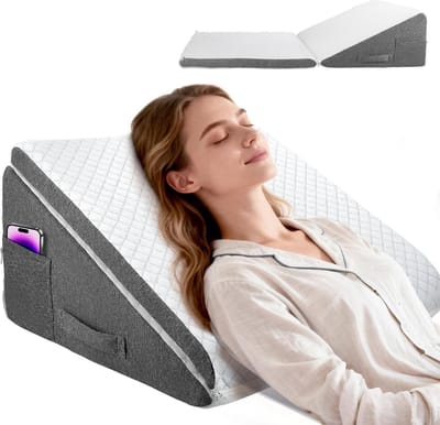 Leeskussen voor in Bed - Bookseat Ergonomisch - Rug en Nek Ondersteuning - Nekondersteuning