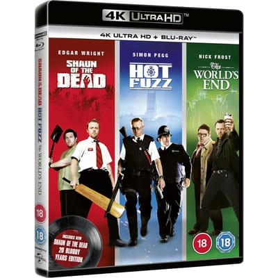 Shaun of the Dead / Hot Fuzz / The World's End - 4K + blu-ray - Import