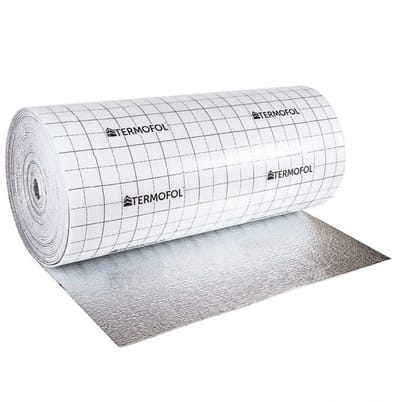 Reflecterende Schuimisolatie 7 mm - Thermische en Geluidsabsorberende Isolatie voor Vloeren en Daken
