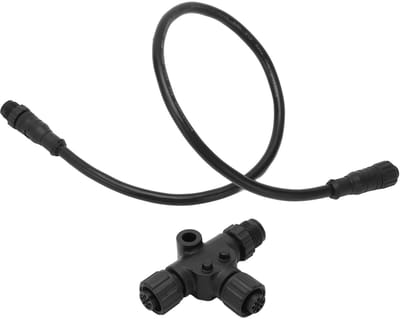 Dailygoody 2000 Drop-kabel - 5-pins M12 T-connector - IP67 waterdicht - 0,5 M - Netwerkverlengkabel - Geschikt voor Lowrance en Simrad