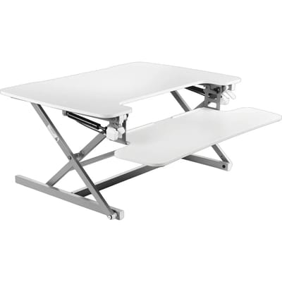Vantage Flexdesk PC Werkplaats – Zit/Sta Bureau Converter – 89 x 59 cm – Verstelbaar 14–50 cm