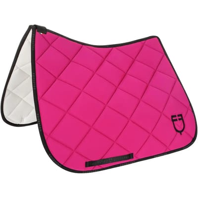 Dressuurtapijt voor paard van technische stof met logo Equestro
