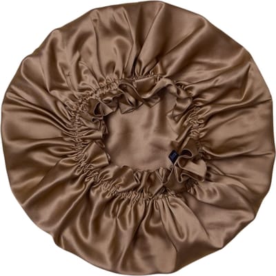 Noorae - Zijden Bonnet - Voor Krullend Haar en Kroeshaar - 100% Moerbeizijde 22 Momme - Dubbelzijdig Zijden Satijn