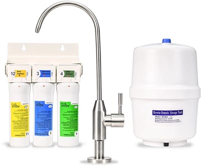 AquaTru Under Sink waterzuiveraar - 4-staps omgekeerd osmose waterfilter volledige set (7 liter capaciteit