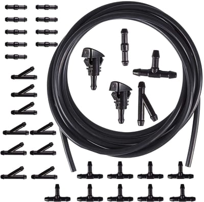Dailygoods- Wisserslang 3 m - Reparatieset - Slangverbindingen