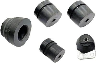 Kettingzaag Bufferkit - Trillingsdempers Vervanging - Kettingzaag Onderhoud - Exacte Compatibiliteit - 5 stuks - Zwart