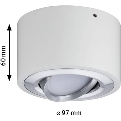 LED-plafondlamp 3-Step-Dim Argun 3000K 280lm 230V 4,8W dimbaar Wit, Alu geborsteld