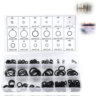 225 Stuks O-ringen Set voor Hoge Druk Reinigers - Rubberafdichtingen en Assortiment voor Waterdichte Toepassingen