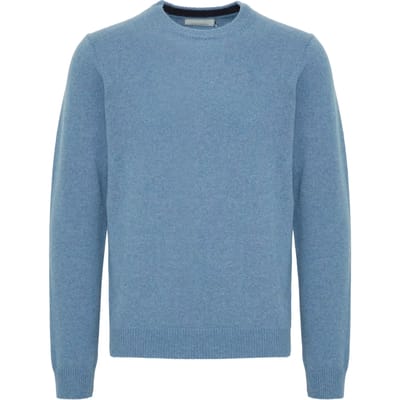 Oversized gebreide pullover met geribde boorden