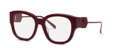 Philipp Plein VPP124M Bordeaux pieno lucido 53/19/140 WOMAN Brilmonturen