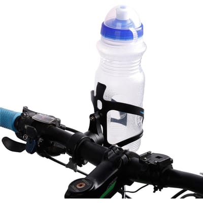 Fietspendel Verlenghouder 360 Graden Draaibaar Waterfleshouder Adapter Voor Fietsstuur Zadel Zadelpen zwart