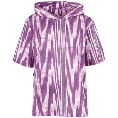 Fila Trui met capuchon - CORCIANO oversized hoodie - S - voor Vrouwen - wit-felroze