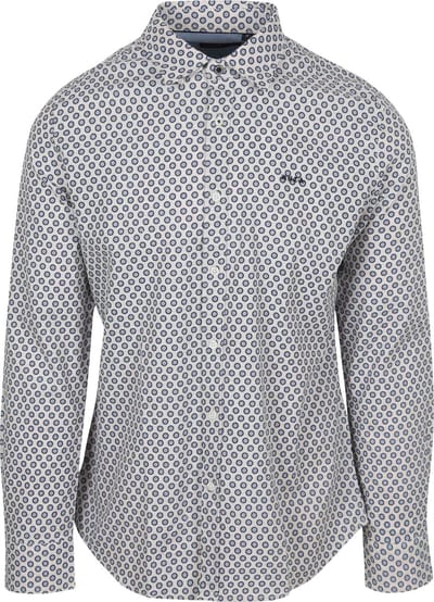 NZA Overhemd Jaden Linnen Blend Blauw - Maat XXL - Heren - Overhemden Casual