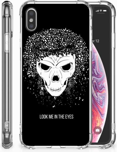 Extreme Case Apple iPhone Xs Max Skull Hair